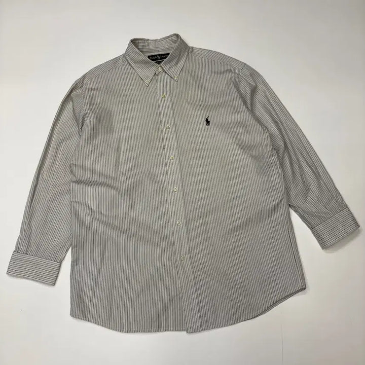 [BUNJANG] Polo Ralph Lauren Striped Button-Down Shirt / Polo Ralph Lauren 폴로 랄프 로렌 스트라이프 버튼다운 셔츠