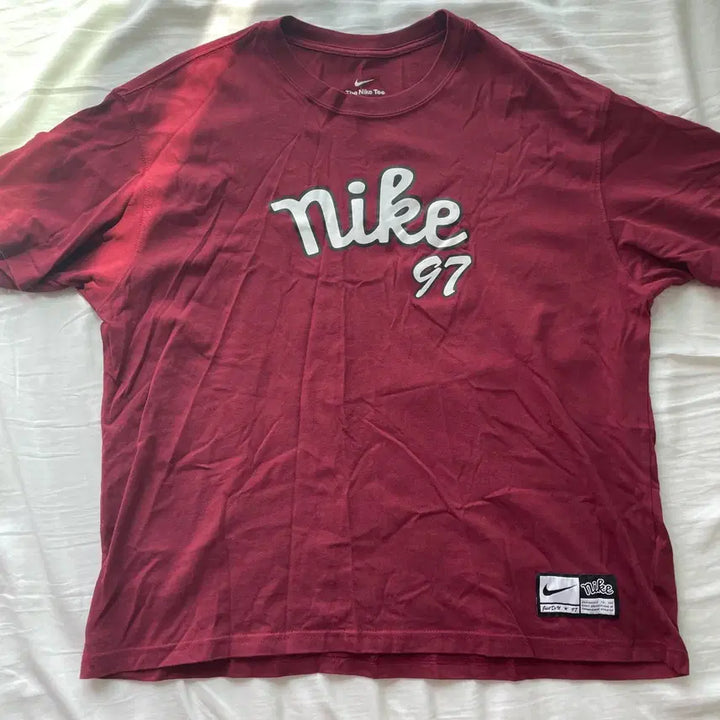 [BUNJANG] Nike Air Max 97 Burgundy Short Sleeve T-Shirt XXL / 나이키 97 반팔 티셔츠 버건디 XXL