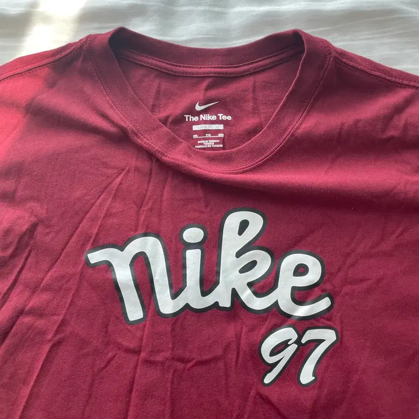 [BUNJANG] Nike Air Max 97 Burgundy Short Sleeve T-Shirt XXL / 나이키 97 반팔 티셔츠 버건디 XXL