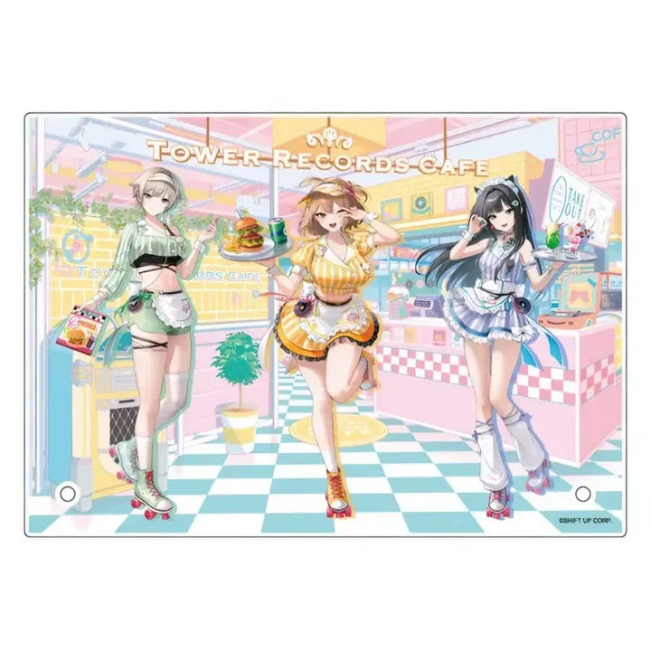 [BUNJANG] Goddess of Victory: Nikke Tower Records Cafe Collaboration Acrylic Board / 새상품)승리의 여신 니케 타워레코드 까페 콜라보 아크릴 보드