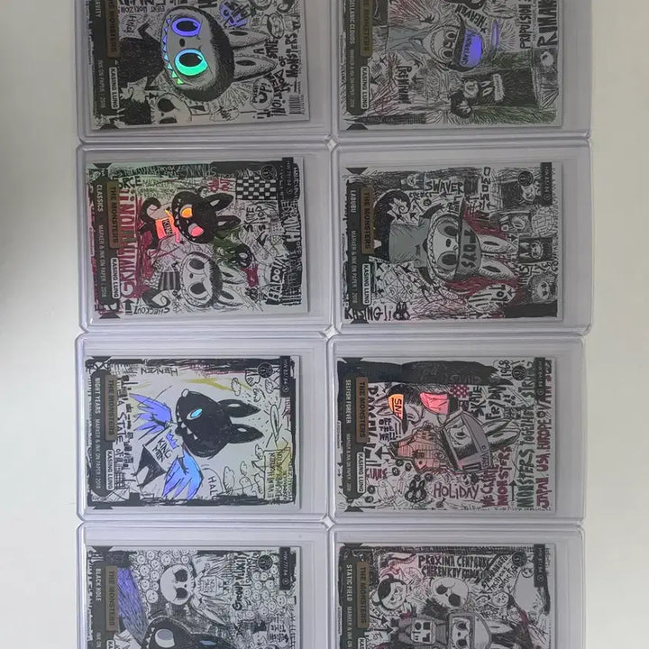 [BUNJANG] Labubu Series 1 R Cards 8ea Bundle Set / 라부부 시리즈 1 r 카드 8장 일괄