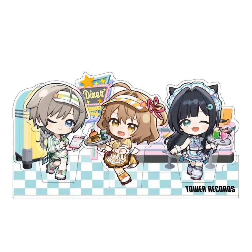 [BUNJANG] Goddess of Victory: NIKKE Tower Records Cafe Collaboration Mini Diorama Acrylic Stand / 새상품)니케 타워레코드 까페 콜라보 데포르메 미니 디오라마 아크릴