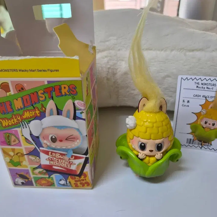 [BUNJANG] Labubu The Monsters WaKey Market Series Corn Figure / 정품)라부부 더 몬스터즈 웨키 마트 시리즈 피규어 옥수수
