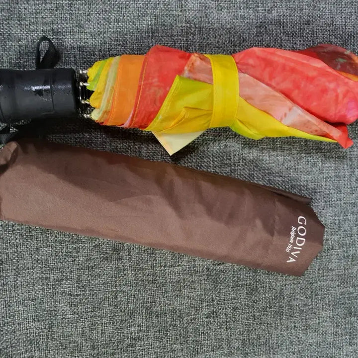 [BUNJANG] Godiva 1926 Belgian Pattern Folding Umbrella/Parasol / 명품 고디바   벨기에 1926 패턴 우산,양산