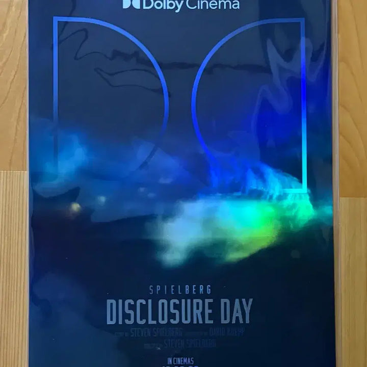 [BUNJANG] Disclosure Day Dolby Poster / 디스클로저 데이 돌비 포스터