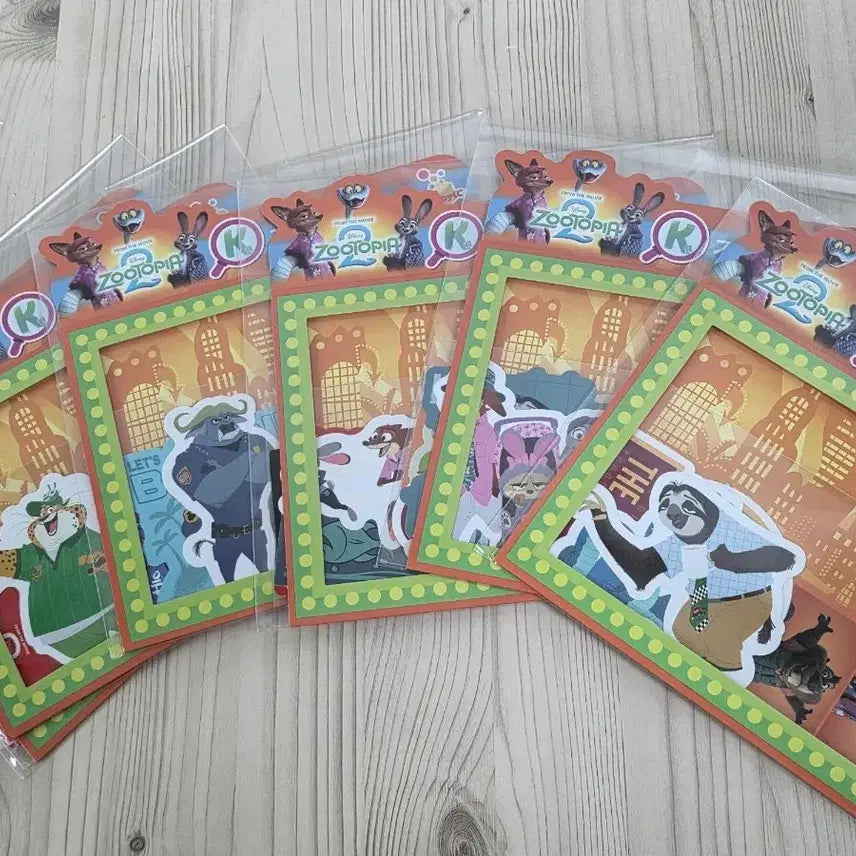 [BUNJANG] Zootopia Kuji Prize C Stickers Bundle Set / 주토피아 쿠지 k상 스티커 일괄