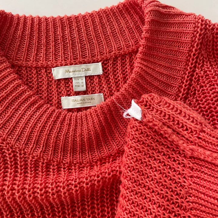 [BUNJANG] Massimo Dutti Waffle Knit Sweater / 마시모두띠 와플 니트