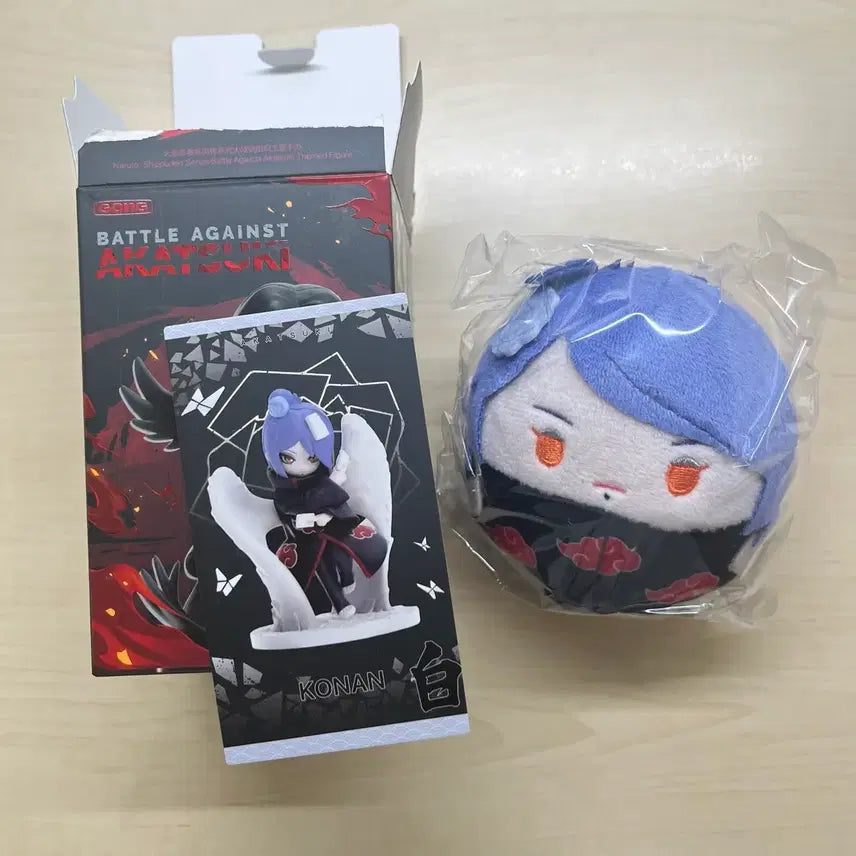 [BUNJANG] Popmart Naruto Akatsuki Konan &amp; Fuwaroring Konan Bundle Set / 나루토 팝마트 아카츠키 코난 + 후와코로링 코난 일괄 판매