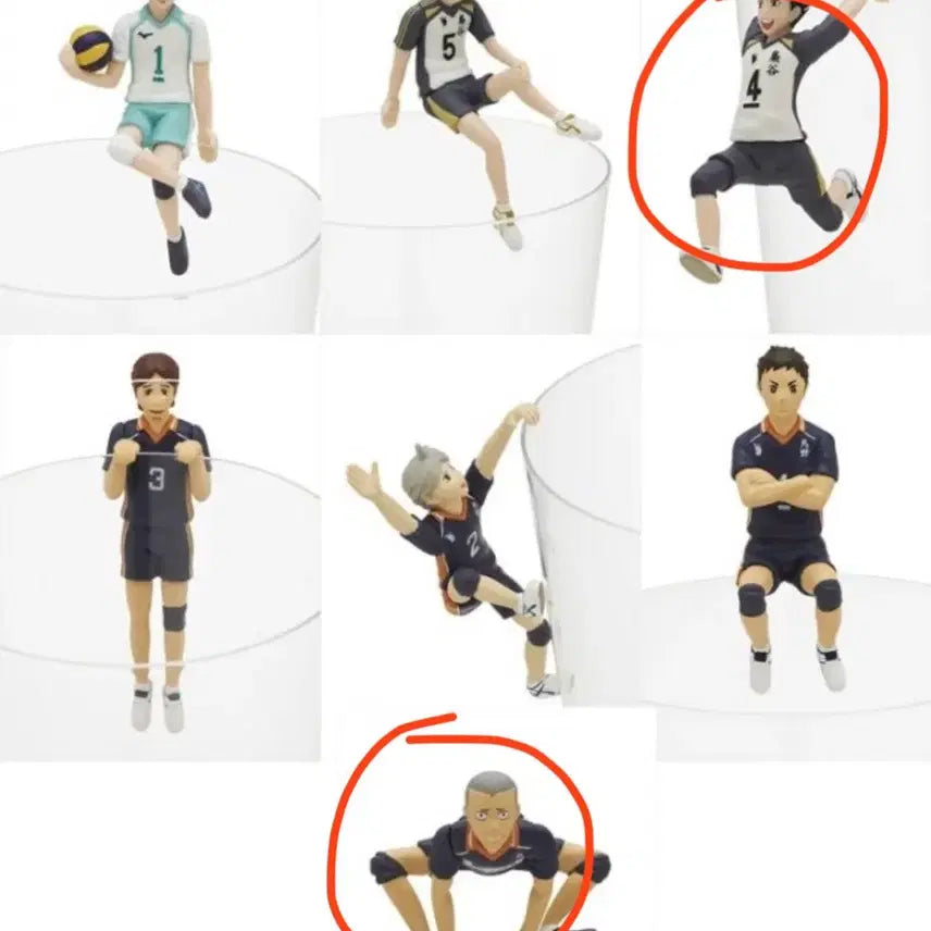 [BUNJANG] Haikyu!! Futito Classic Figures Bokuto &amp; Tanaka Bundle Set / 하이큐 푸티토 고전피규어 보쿠토 + 타나카 일괄판매