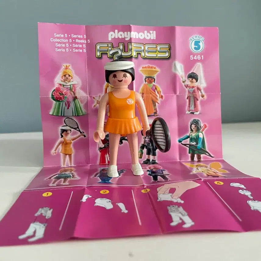 [BUNJANG] Playmobil Miffy Tennis Woman Figure (Used) / 중고 플레이모빌 미피 5 테니스 여인