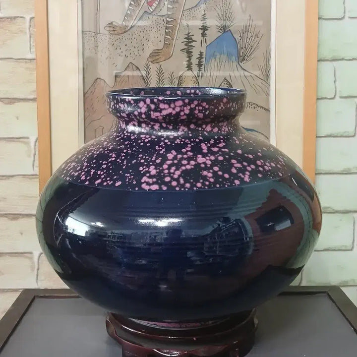 [BUNJANG] Donggok Kim Jung-muk Celadon Vase / 남유 결정유 화병.동곡 김정묵