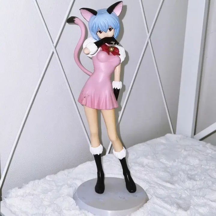 [BUNJANG] Evangelion Rei Ayanami Nekomimi Figure / 에반게리온 레이 네코미미 피규어 고전 육성계획 미소녀