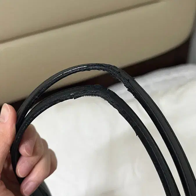 [BUNJANG] JILLSTUART Black Leather Shoulder Bag / 질스튜어트 숄더백