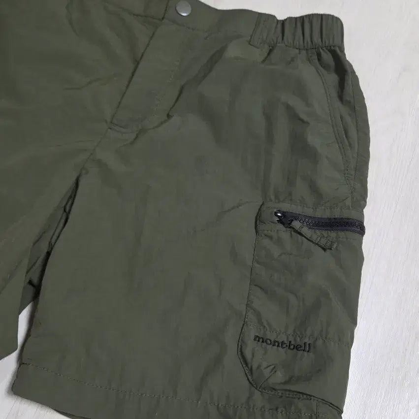 [BUNJANG] Montbell Taslan Pocket Cargo Shorts Olive / (착샷) 몽벨 타슬란 포켓 카고 반바지