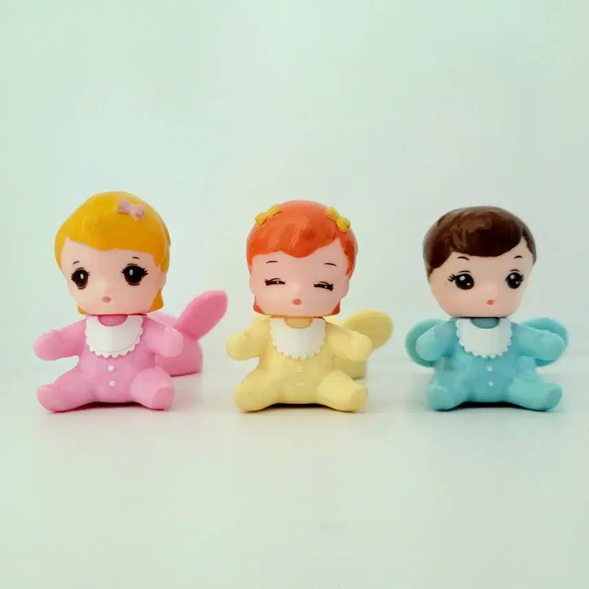 [BUNJANG] Takara Tomy Licca Family Triplets Baby Dolls in Animal Outfits / 타카라토미 리카패밀리 리카동생 동물옷을 입은 세쌍둥이 아기인형