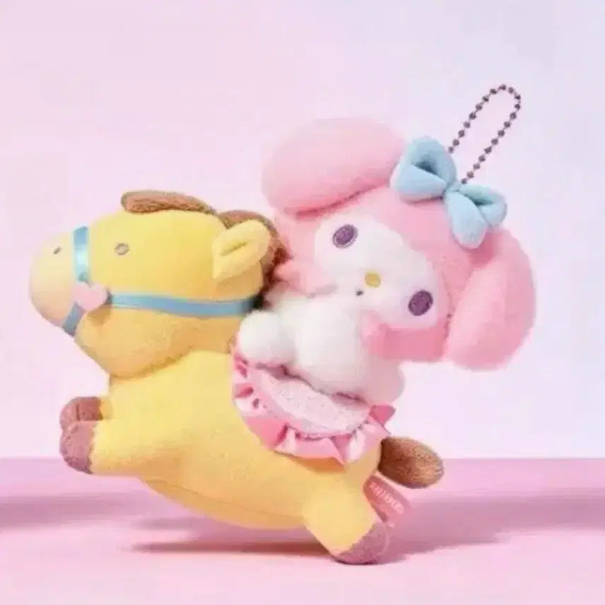 [BUNJANG] Miniso x Sanrio x Chiikawa My Melody Horse Mascot / 미니소 산리오 치이카와 마이멜로디 말 마스코트