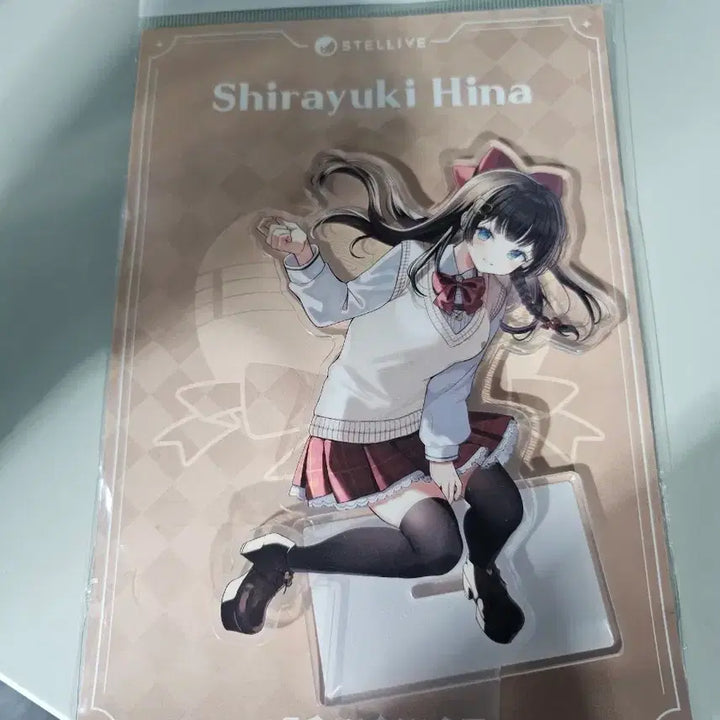 [BUNJANG] Stellive Shirayuki Hina School Uniform Acrylic Stand / 스텔라이브 시라유키 히나 아크릴 스탠드 교복