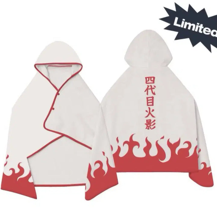 [BUNJANG] SPAO Naruto Hokage Hooded Blanket (Sealed) / 스파오 나루토 호카게 후드 담요 미개봉