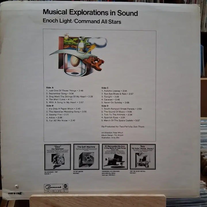 [BUNJANG] Enoch Light &amp; Command All Stars Musical Explorations in Sound 2LP Set / 에녹 라이트 커맨드 올스타즈 Musical Explorations in
