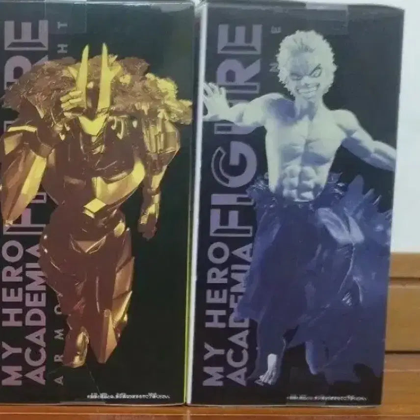 [BUNJANG] GIGO Limited Edition My Hero Academia Figure Bundle Set (All For One, Armored All Might) / 미개봉 현물 2종일괄 히로아카 gigo 한정 올마이트 올포원