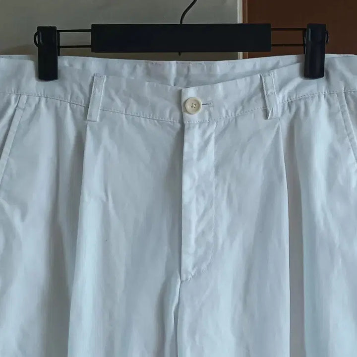 [BUNJANG] Beanpole White Cotton Pants (Size 32) / 최상)빈폴 화이트 신축 면바지 남자 32