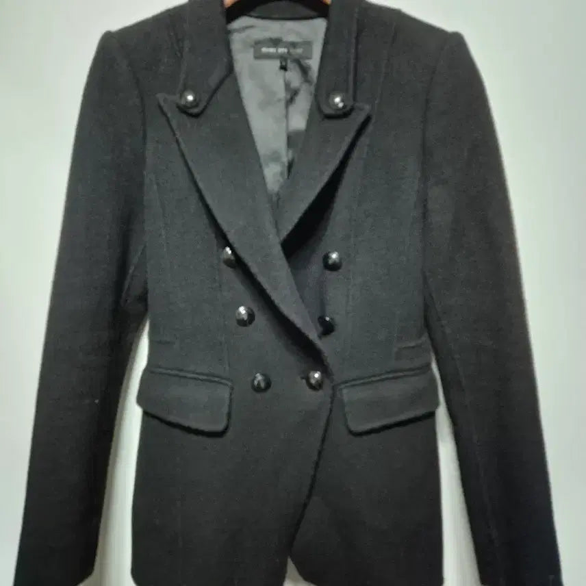 [BUNJANG] Olive des Olive Black Double-Button Jacket / 올리브대올리브 블랙 더블 버튼 재킷