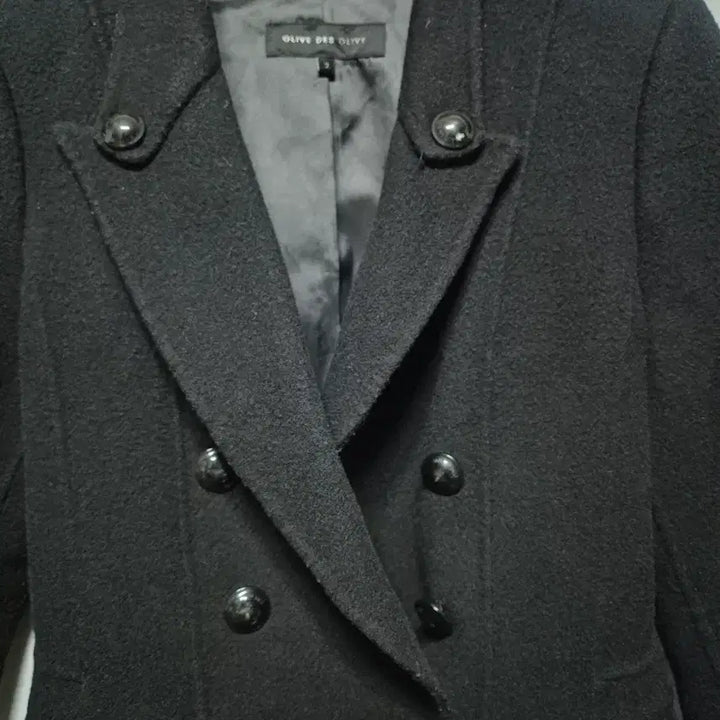 [BUNJANG] Olive des Olive Black Double-Button Jacket / 올리브대올리브 블랙 더블 버튼 재킷