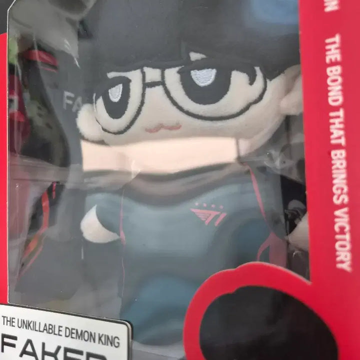 [BUNJANG] T1 Faker 20cm Plush Doll / 티원 T1 2024 20cm 페이커 인형 (포카O)+V5뱃지