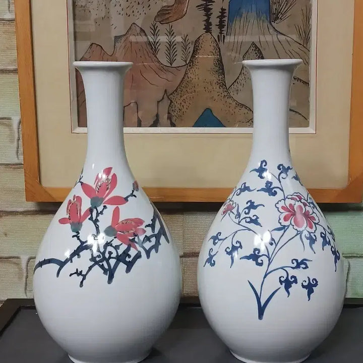 [BUNJANG] Songgok Lee Jung-woo Celadon Vase Set / 도자기 화병 세트.송곡 이정우