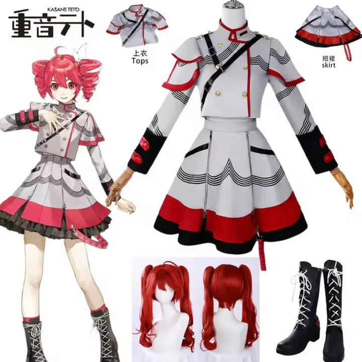 [BUNJANG] Kasane Teto SV Cosplay Set (M) / [M/풀셋]보컬로이드 카사네 테토 SV 코스프레