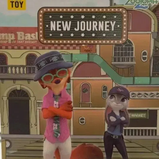 [BUNJANG] Zootopia Judy Hopps &amp; Nick Wilde Figure Set / 주토피아 뉴저니 피규어 세트