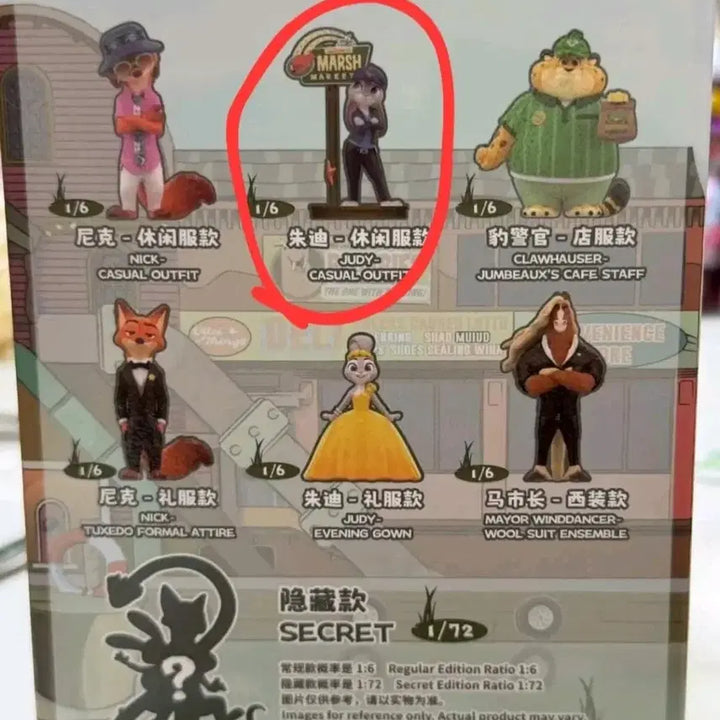 [BUNJANG] Zootopia Judy Hopps &amp; Nick Wilde Figure Set / 주토피아 뉴저니 피규어 세트