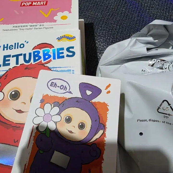 [BUNJANG] Pop Mart Teletubbies Say Hello Doll Figure (Tinky Winky, Sealed) / [미개봉] 팝마트 텔레토비 세이헬로 인형 피규어 (보라돌이/미개봉)