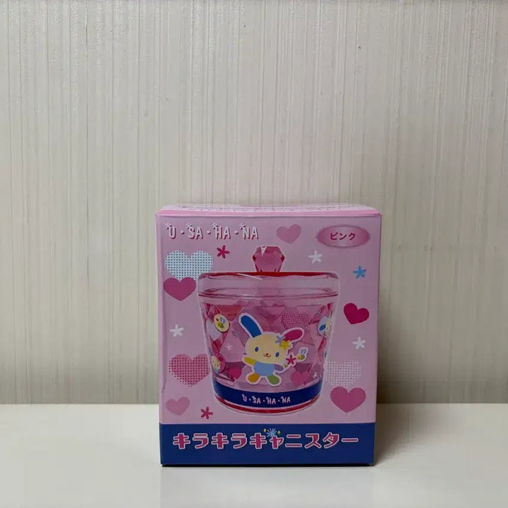 [BUNJANG] Sanrio Usahana Clear Diamond Pattern Canister - Multi-purpose Storage Box / 산리오 정품 우사하나 캐니스터 다용도 소품보관함 수납함 보석함
