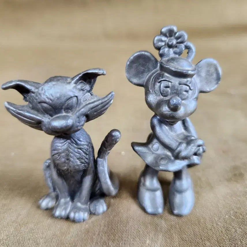 [BUNJANG] Minnie Mouse Cat Metal Figure Set / 미니마우스 고양이 금속 피규어 세트
