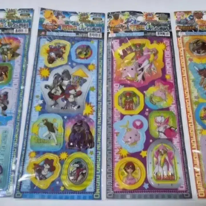 [BUNJANG] Classic Digimon 3D Stickers (8 Types) / 고전 디지몬 입체 스티커