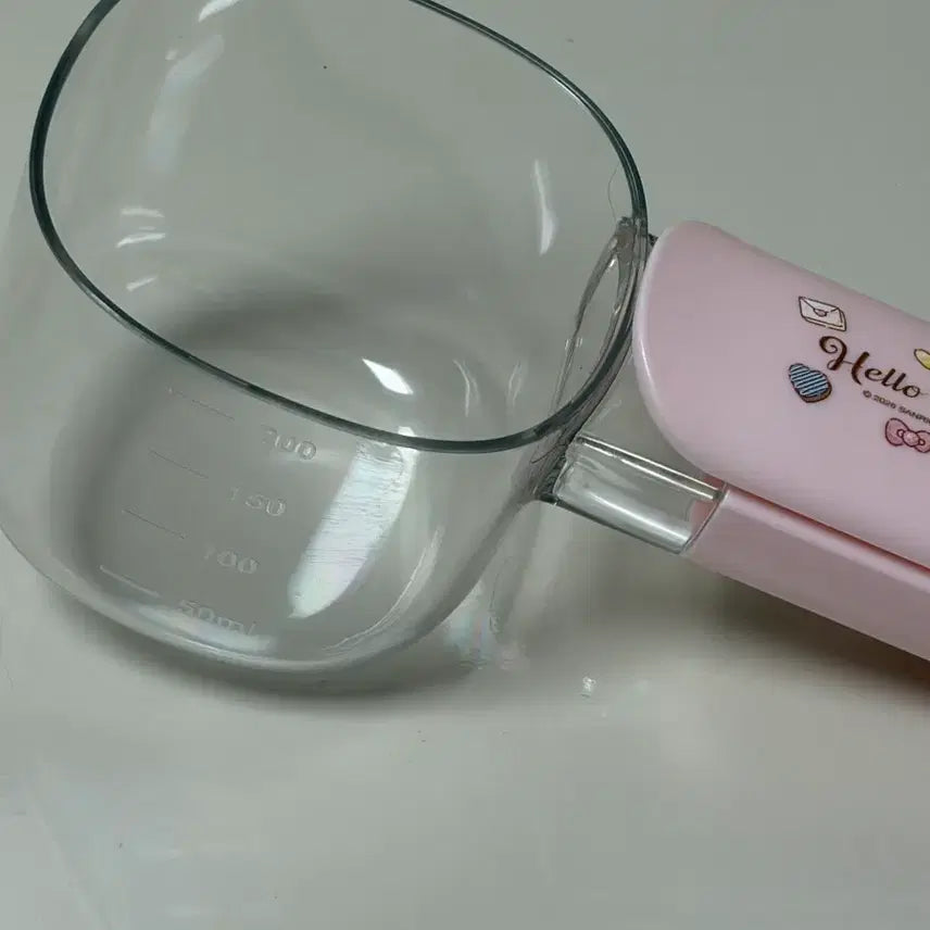 [BUNJANG] Sanrio Authentic Kitty Measuring Spoon Set with Scale / 산리오 정품 키티 계량스푼 쌀 사료 계량컵 눈금 스쿱 주걱