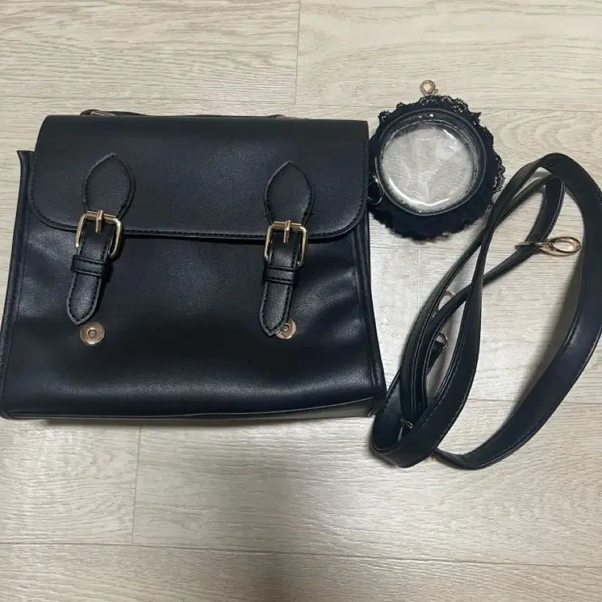 [BUNJANG] Wego Satchel Ita Bag Black / 위고 샤첼 이타백 블랙