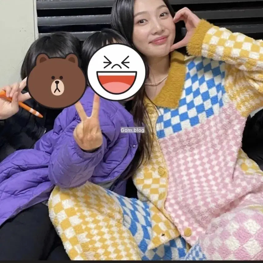[BUNJANG] Wiggle Wiggle Pastel Patchwork Pajama Set / 위글위글 파스텔 패치워크 파자마세트 제니파자마 조이파자마
