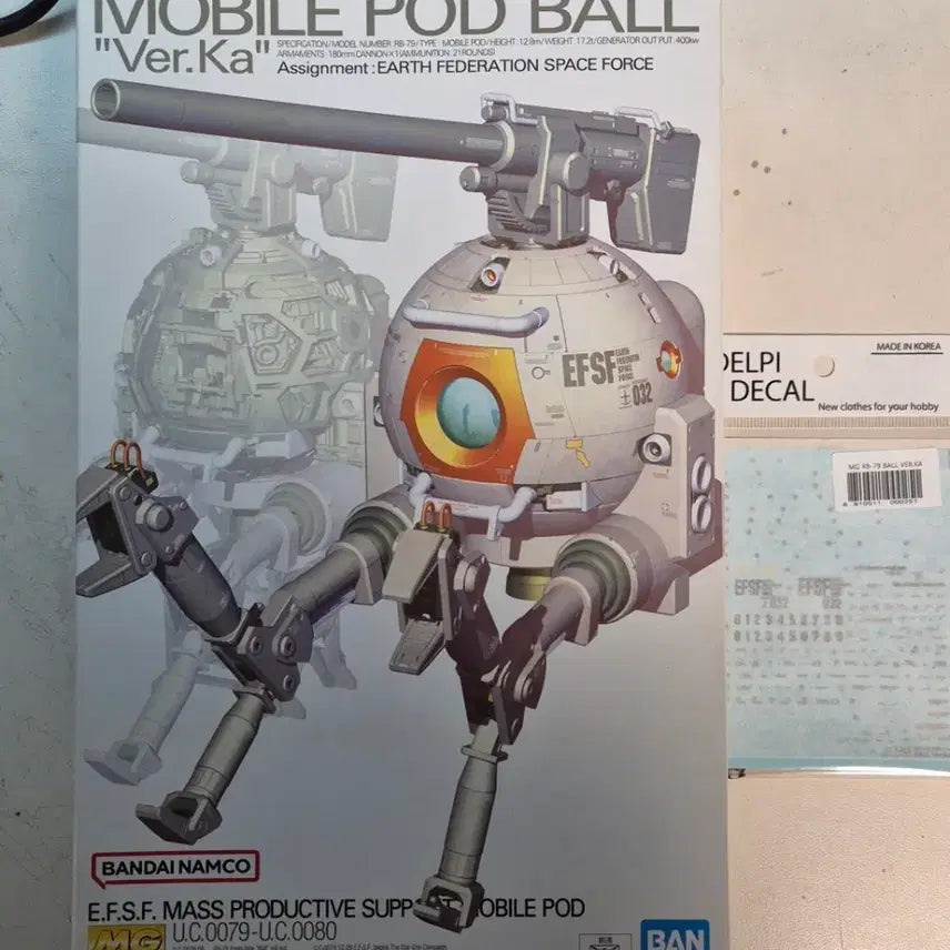 [BUNJANG] Master Grade Ball Ver.Ka with Delphi Decals / MG 볼 + 델피데칼