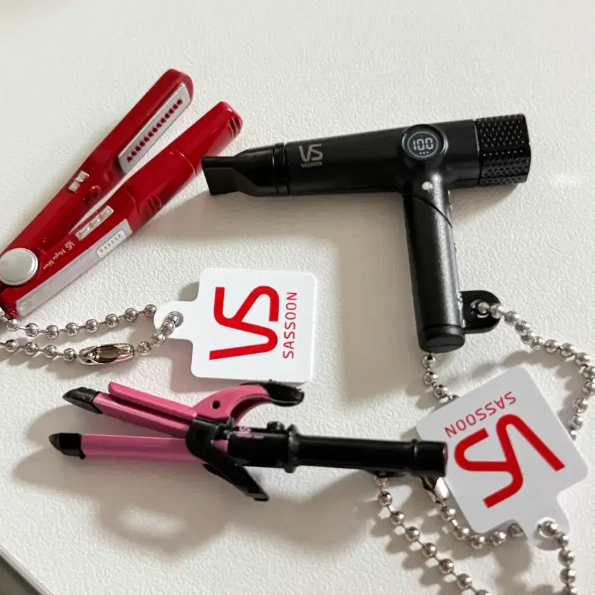 [BUNJANG] Bandai Vidal Sassoon Hair Dryer Gachapon Miniature Set / 급처 가격내림!!! (일괄) 반다이 고데기 드라이기 가챠 비달사순 VS