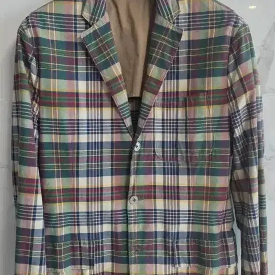[BUNJANG] Polo Madras Jacket 42R / 폴로 마드라스자켓 42r