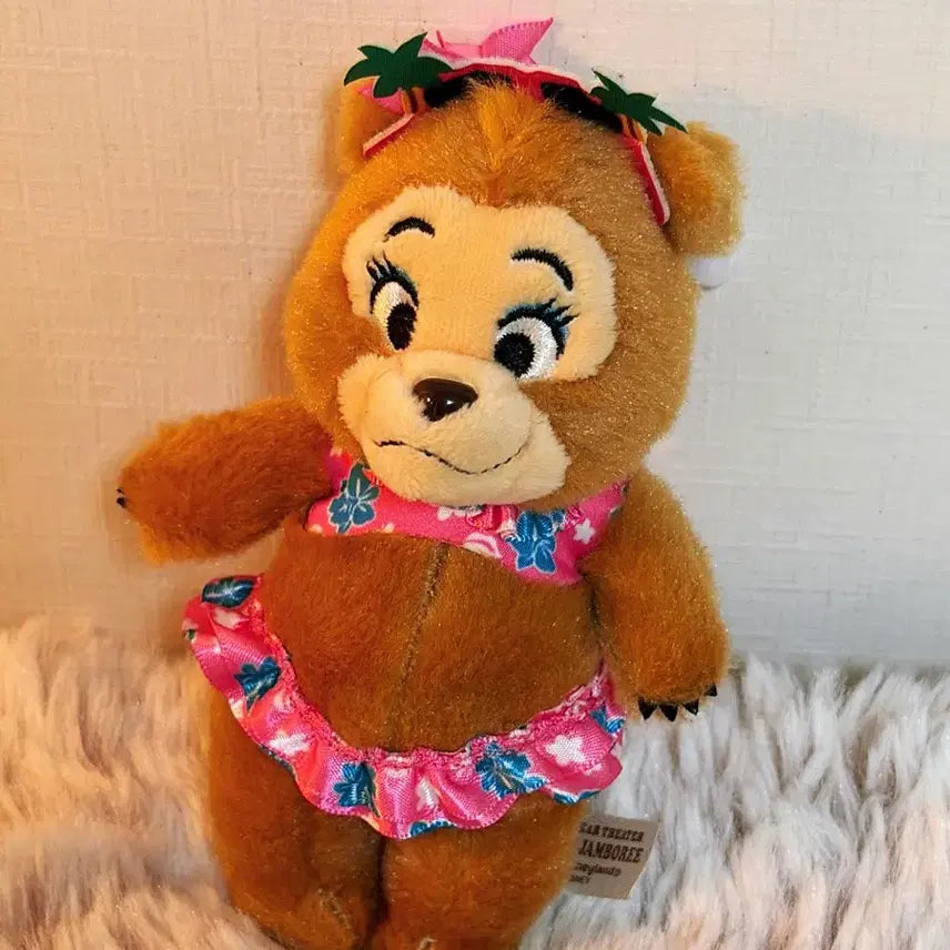 [BUNJANG] Disney Jamboree Bear Hawaiian Plush / 디즈니 잼버리 곰돌이 하와이안 인형