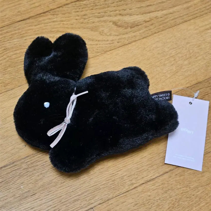 [BUNJANG] Bbibbit Somtokki Bunny Popo Hug Doll (Black) / (택포)삐빗 솜토끼 버니 포포 허그 인형 블랙