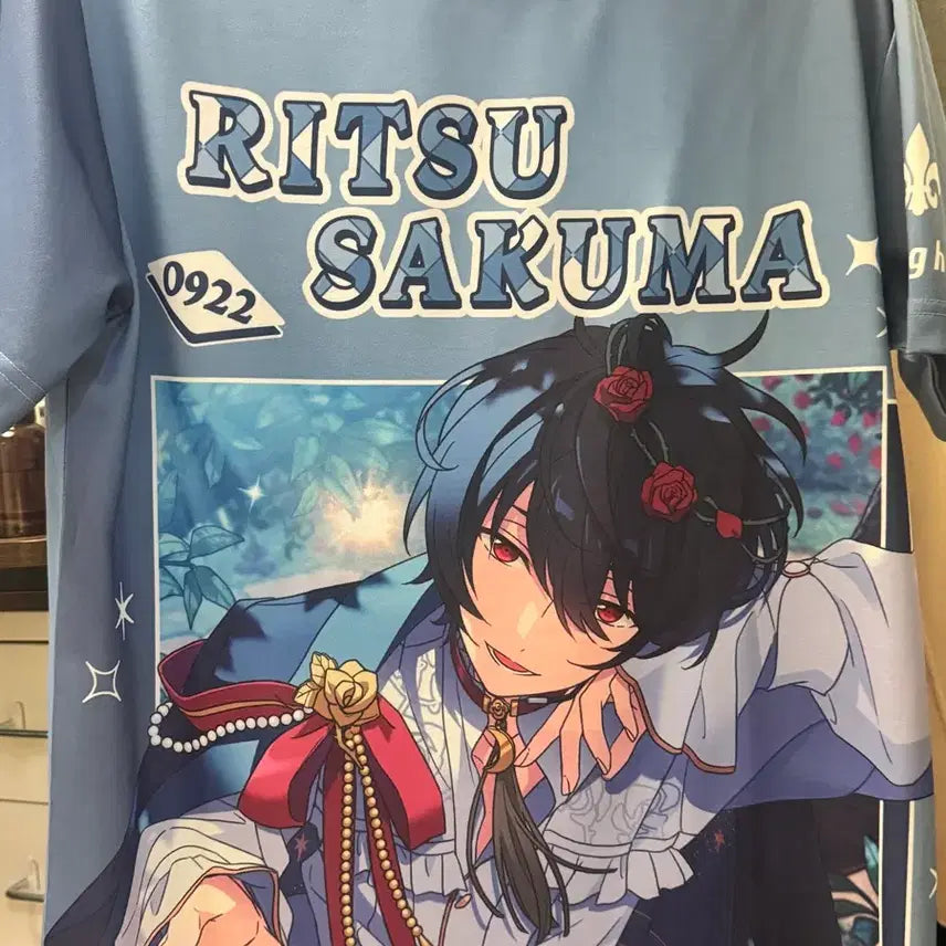 [BUNJANG] Ensemble Stars! Ritsu Sakamoto Full Graphic T-shirt / 앙스타 풀그래픽 리츠
