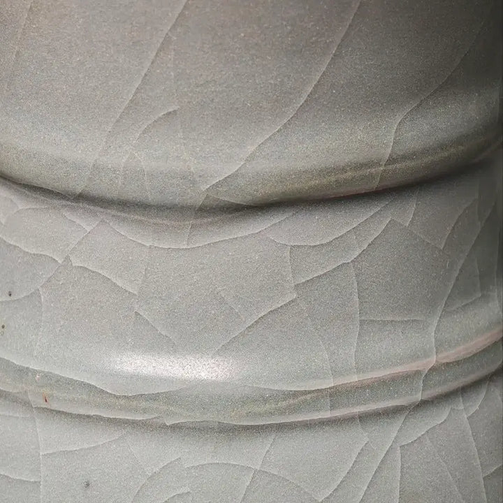 [BUNJANG] Yongcheon Kiln Celadon Twin Vase - Qing Dynasty Mid-Period / [진품] 청대 중기 용천요 청자 쌍이준 중국도자기 골동품 고미술품