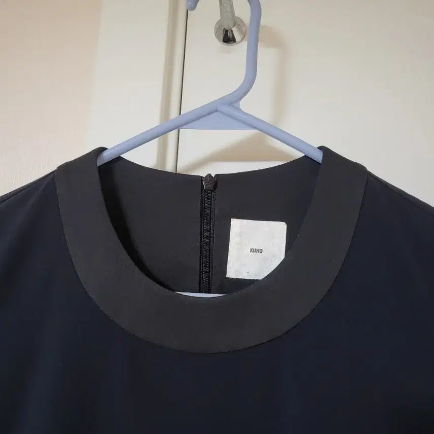 [BUNJANG] KUHO Navy Layered Blouse Size 55 / 구호 블라우스 55