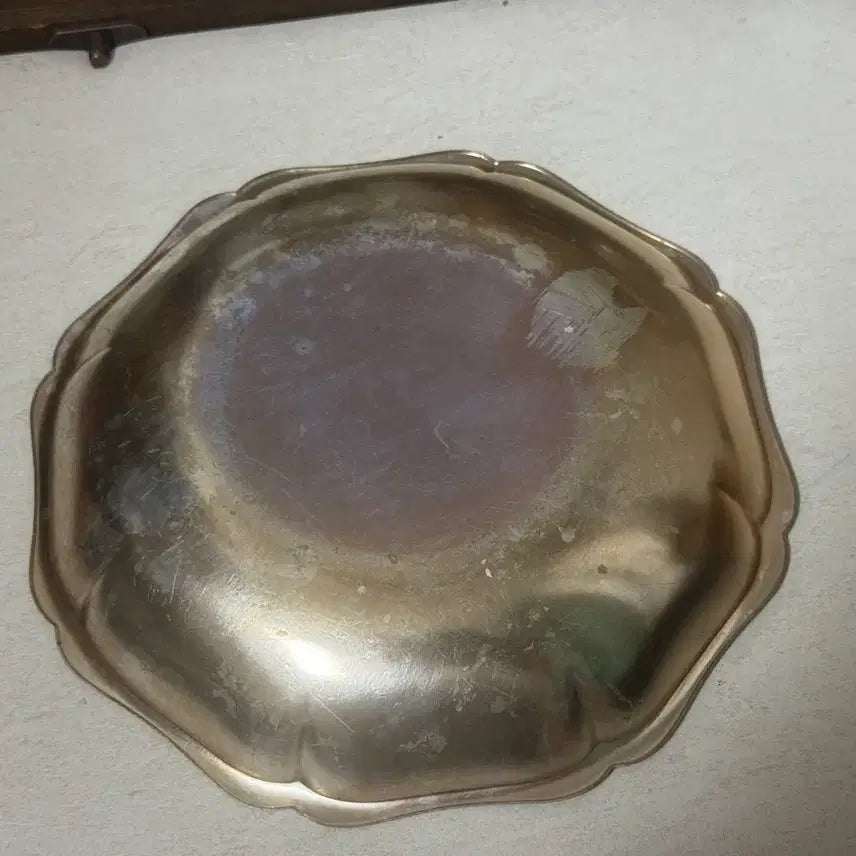 [BUNJANG] Vintage German Silverplate Plate / 독일 빈티지 실버플레이트 접시