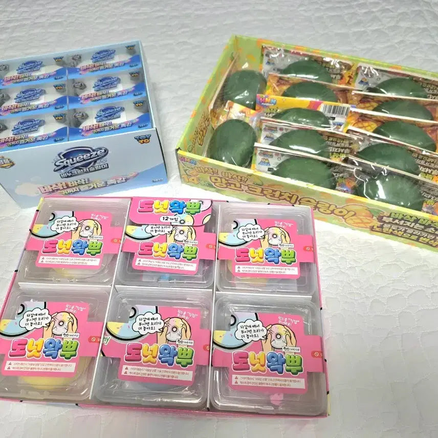 [BUNJANG] Donut Wack-Bu Squishy Slimey / 도넛왁뿌 말랑이 슬랑이