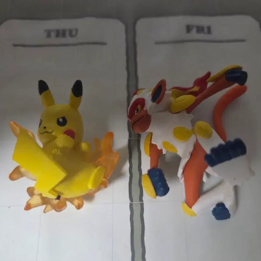 [BUNJANG] Pokemon Capsule Act Infernape Pikachu Set / 포켓몬 캡슐액트 가챠 초염몽 피카츄 2종 일괄